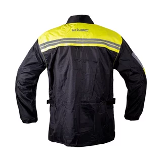 Moto pláštěnka W-TEC Igava - 2.jakost - černá-fluo zelená