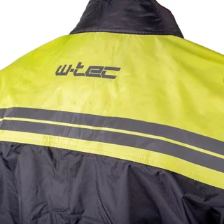Moto pláštěnka W-TEC Igava - 2.jakost - černá-fluo zelená