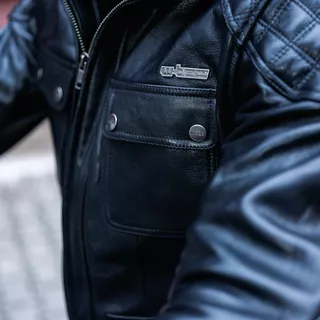 Leather Motorcycle Jacket W-TEC Valebravo