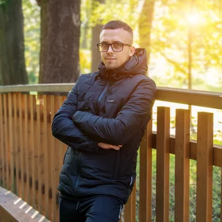 Pánská vyhřívaná bunda W-TEC HEATborg - khaki
