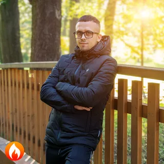 Fűthető kabát W-TEC HEATborg - fekete