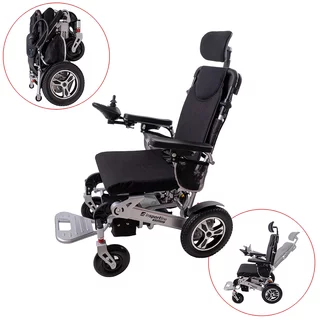 Elektryczny wózek inwalidzki inSPORTline Hawkie Evo z regulowanym oparciem 700W