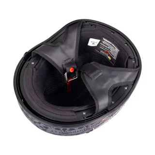 Motorcycle Helmet W-TEC Black Heart V535 Cross Skull