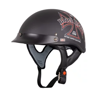 Moto přilba W-TEC Black Heart V531 Iron Cross - černá
