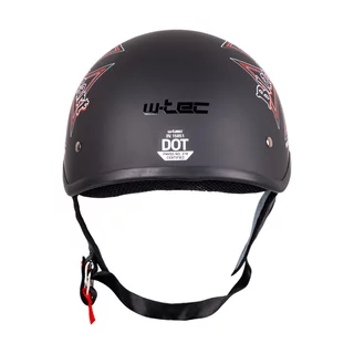 Motorcycle Helmet W-TEC Black Heart V531 Iron Cross - Black