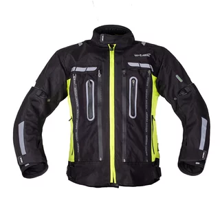 Moto bunda W-TEC Gelnair EVO - černá-fluo - černá-fluo