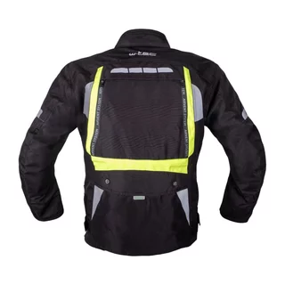 Moto bunda W-TEC Gelnair EVO - černá-fluo