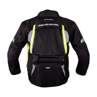 Moto bunda W-TEC Gelnair EVO - černá-fluo
