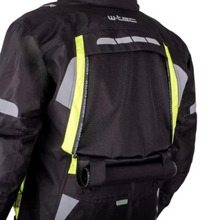 Moto bunda W-TEC Gelnair EVO - černá-fluo