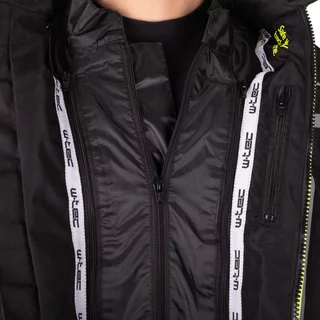 Moto bunda W-TEC Gelnair EVO - černá-fluo