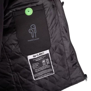 Moto bunda W-TEC Gelnair EVO - černá-fluo