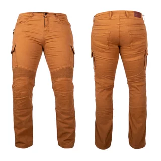 Moto jeansy W-TEC Wallbridge Caramel - karamelová