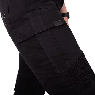 Dámské moto jeansy W-TEC Komehana - černá