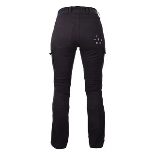 Dámské moto jeansy W-TEC Komehana - černá