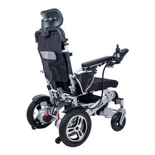 Elektrický invalidní vozík inSPORTline Hawkie Evo II s polohovatelným opěradlem 700W - stříbrná