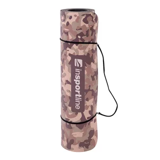 Exercise Mat inSPORTline Camu 173x61x0.8cm - Grey Camouflage