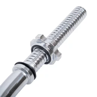 Vzpěračská tyč inSPORTline Combinatore 123cm/30mm s objímkami