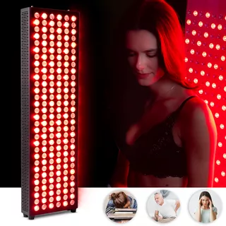 Red LED Light Therapy Panel inSPORTline Brister – 180 LED - Black