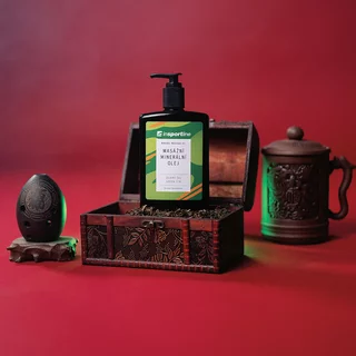 Ásványi masszázsolaj inSPORTline zöld tea 500 ml