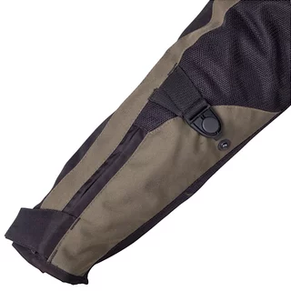 Letní moto bunda W-TEC Rovin - černo-zeleno-červená