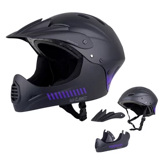 Downhill přilba W-TEC Campanero Noir Violet