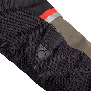 Letní moto bunda W-TEC Rovin - černo-zeleno-červená
