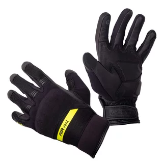 Moto rukavice W-TEC Binetto - černá-fluo - černá-fluo