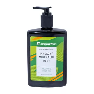 Massage-Mineralöl inSPORTline grüner Tee 500 ml