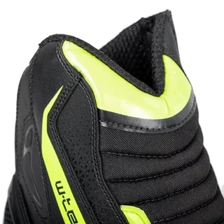 Moto boty W-TEC GlamCE - černá-fluo žlutá