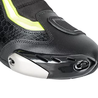 Moto boty W-TEC GlamCE - černá-fluo žlutá