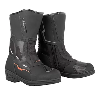 Dámské moto boty W-TEC Moanna - černo-červená