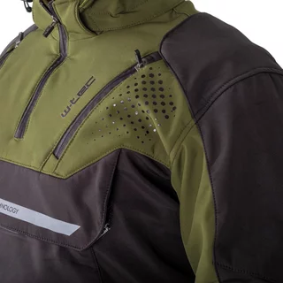 Pánská softshellová moto bunda W-TEC Annorack - černá