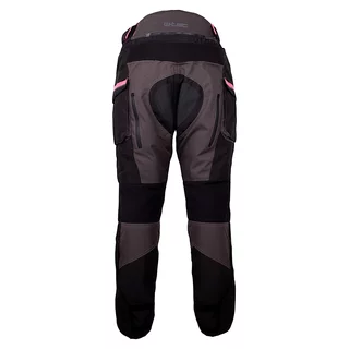 Dámské moto kalhoty W-TEC Barbata - černo-šedo-růžová