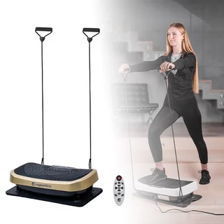 Vibrační plošina inSPORTline Devyn - champagne