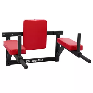 Wall-Mounted Dip Station inSPORTline RK120 - Red