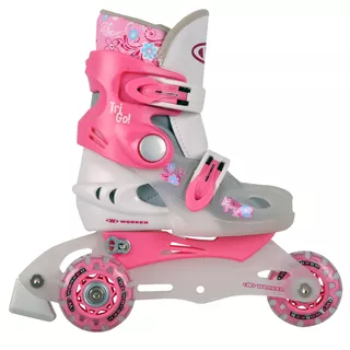 WORKER TriGo Skate in-line skates - Pink