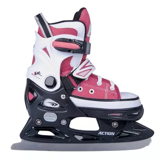 Girls Skates 2in1 Action Gondo Red - XS(29-32)