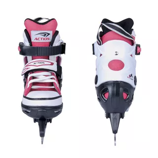 Girls Skates 2in1 Action Gondo Red - XS(29-32)