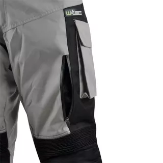 Men's Motorcycle Trousers W-TEC Rolph - Light Grey-Black