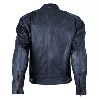 Motoros bőrkabát BOS 2058 Navy - 3XL