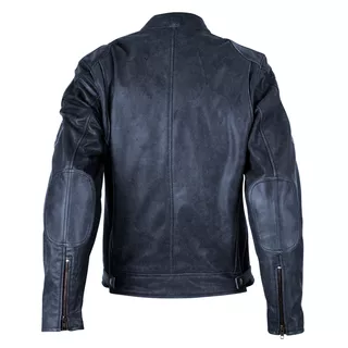 Women's Leather Motorcycle Jacket BOS 2058 Lady Navy