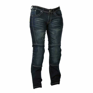 Dámske motocyklové jeansy  W-TEC Alinna - tmavo modrá