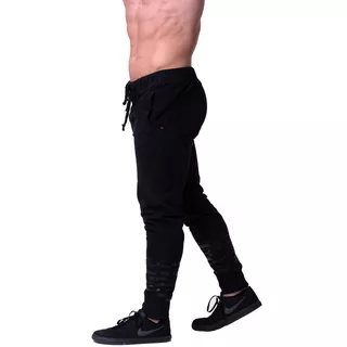 Pánské tepláky Nebbia Gym Hero Joggers 153 - Black