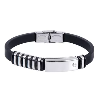 inSPORTline Mizar Magnetarmband - schwarz-silber