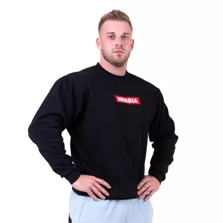 Męska bluza sportowa Nebbia Red Label 148 - Czarny