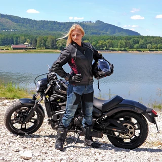 Damskie jeansowe spodnie motocyklowe W-TEC Bolftyna - OUTLET