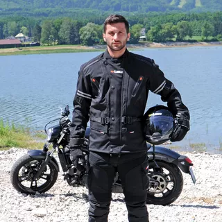 W-TEC Rokosh GS-1758 Herren Softshell Motorradjacke