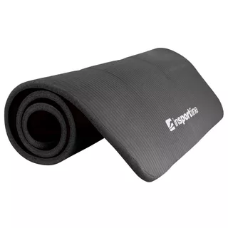 Exercise Mat inSPORTline Fity 140 x 61 cm - Black - Black