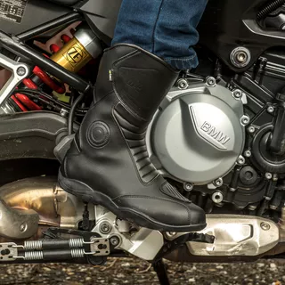 W-TEC Districto Motorradstiefel - schwarz