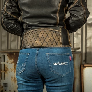 Dámske moto jeansy W-TEC GoralCE - modrá